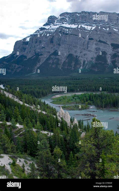 Hoodoos Trail Banff Alberta Canada Stock Photo Alamy