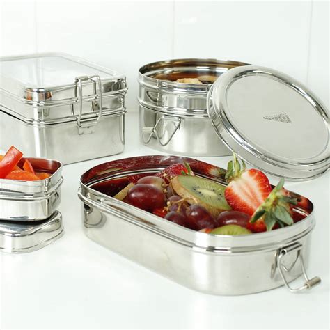 A Slice Of Green Stainless Steel Lunch Boxes By Green Tulip