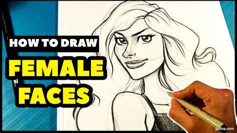 How To Draw Attractive Female Faces Gfxtra