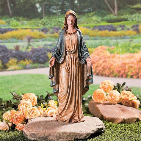 Virgin Mary Outdoor Statue Gardenbz