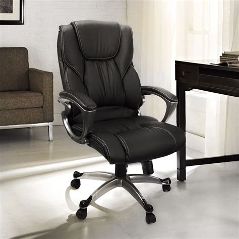 List of 11 best computer chairs computer desk task chair computer desk chairs for conference room 4. Black PU Leather High Back Office Chair Executive Task ...