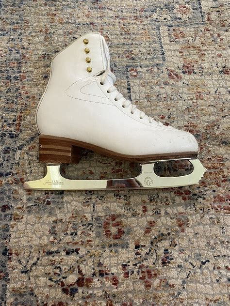 Jackson Premier Skates White Dj 2500 Size 7 B Wilson Coronation Ace