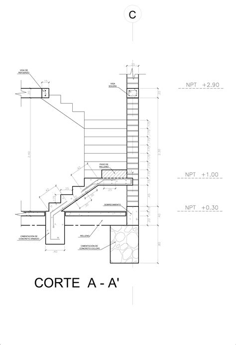 Plano escalera detalle de escalera diseño de escalera elevadores para casa mejoras de casa escaleras flotantes escaleras para casas pequeñas escalera arquitectura diseño arquitectura más información. Detalles constructivos, Constructivo, Detalle de escalera