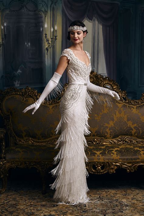 The Leading Lady Great Gatsby Fashion Gatsby Wedding Dress