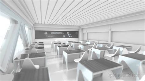Futuristic Classroom Environment Modeling Project Classroom