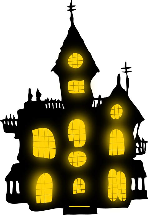 Halloween Haunted House Haunted Attraction Clip Art Transparent