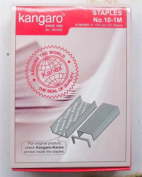 Kangaro Stapler Pins No10 1 M For Office Stapling Capacity 20000 At