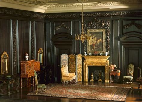 An Example Of A Late 17th Century Interior Showing Fine Inlaid