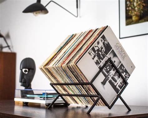 Lp Storage Records Stand Display For Vinyls Listen Etsy Lp Storage Vinyl Record