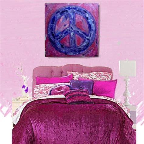Home decor piece uniquely designed for classic look that is perfect for any space the perfect complement to your decor, your craft space, classroom, restaurant, store , announcement, etc comes. Peace Sign Art for Tween Room | Tween room, Girls wall art ...