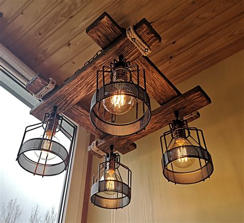 Rustic Light Fixture Hanging Light Rustic Lighting