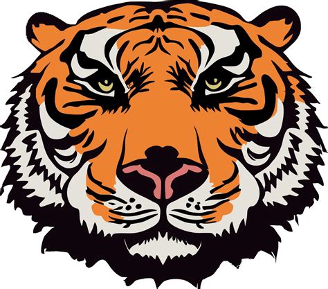 Fierce Tiger Cartoon Illustration 13340181 Vector Art At Vecteezy