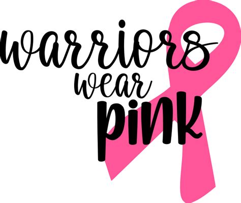 Free Svg Files For Cricut Warriors Wear Pink Svg