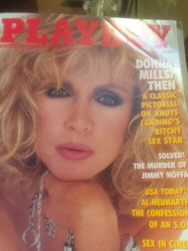 Playboy Magazine November Mint Donna Mills Cover EBay