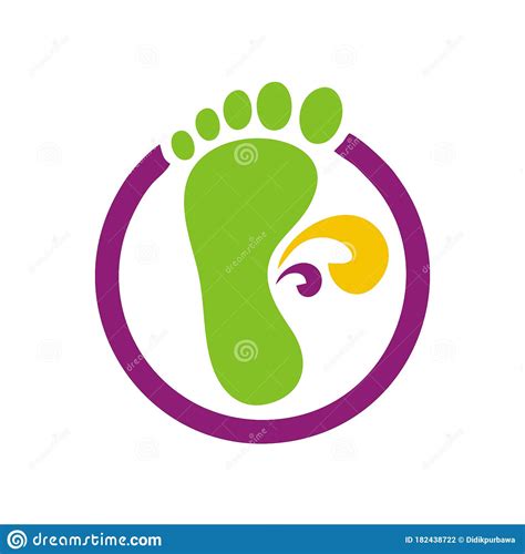 Human Feet Vector Icon On White Background Human Feet Icon In Modern Design Style Stock Vector