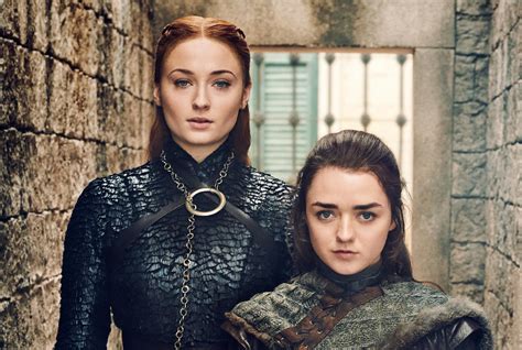 Sansa Stark And Arya Stark Game Of Thrones 8 Wallpaper Hd Tv Series 4k