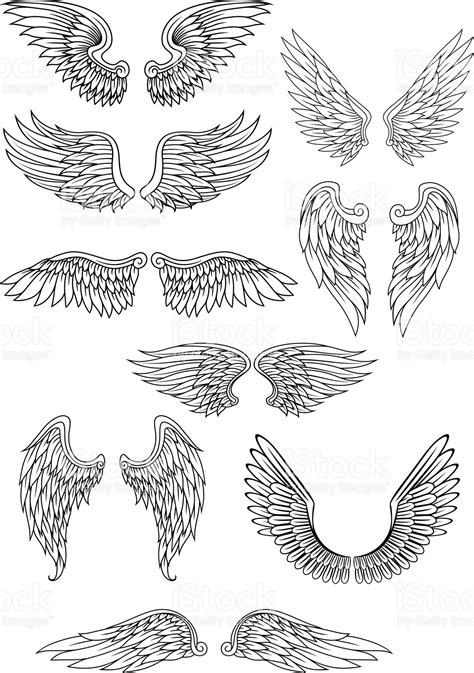 Dibujos Y Plantillas Para Imprimir Alas De Angel Angel Wings Tattoo Wings Tattoo Wings Drawing