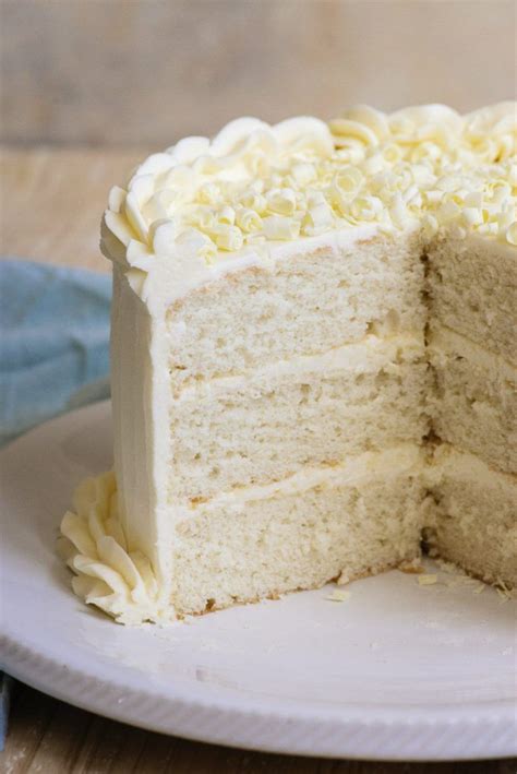 White Wedding Cake Recipe Wedding Cake Recipe Cake Recipes Homemade Cakes