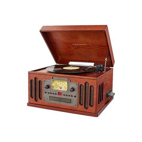 Crosley Cr704d Pa Musician 3 Speed Turntable With Radio Cdcassette
