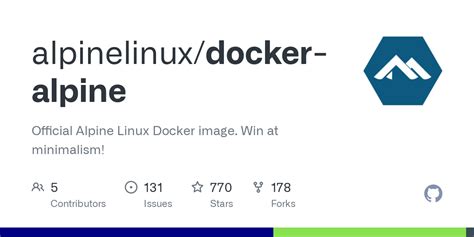Github Alpinelinux Docker Alpine Official Alpine Linux Docker Image