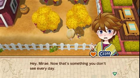 Story Of Seasons Friends Of Mineral Town Cliff S Green Heart Event Youtube