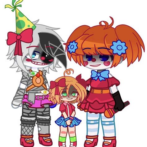 Ennard Circus Baby And Elizabeth In 2022 Circus Baby Anime Art