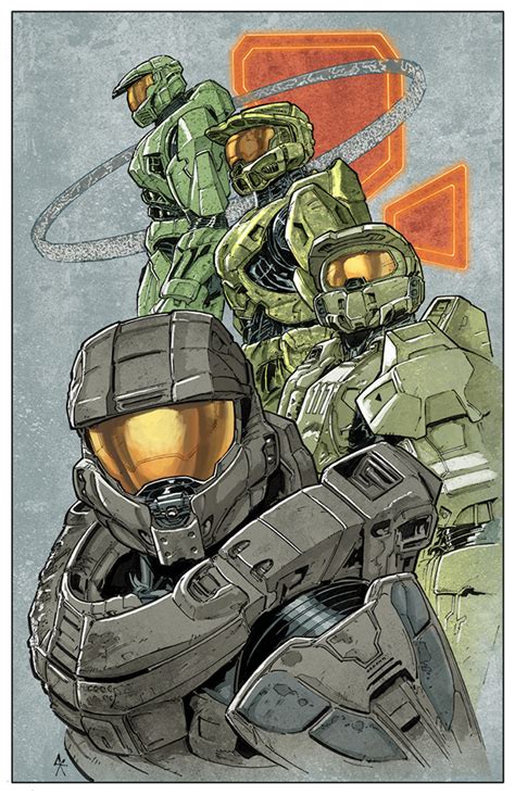 Master Chief Iterations By Kitoyoung On Deviantart