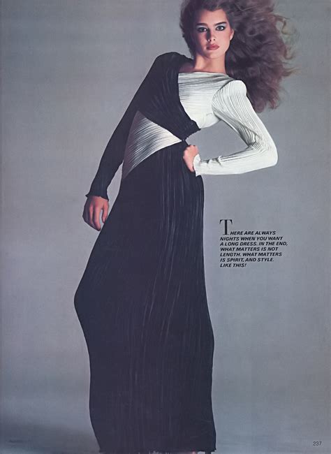 Vogue Editorial Shot By Richard Avedon 1980 Brooke Shields