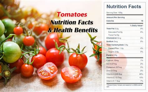 tomatoes nutrition facts and health benefits cookingeggs