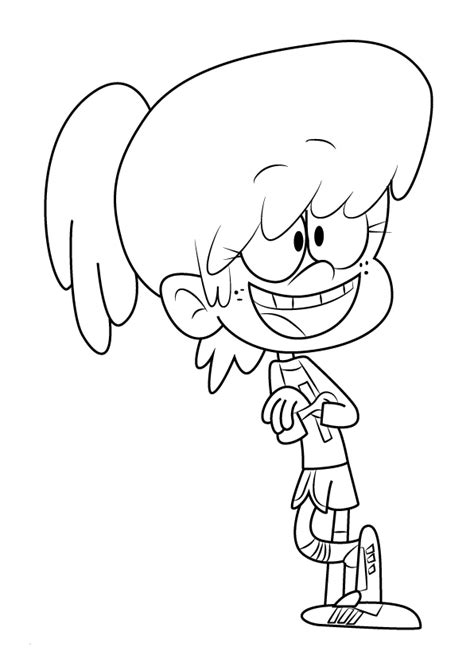 From the loud house step by drawing tutorials sketch coloring page. The loud house coloring pages to download and print for ...