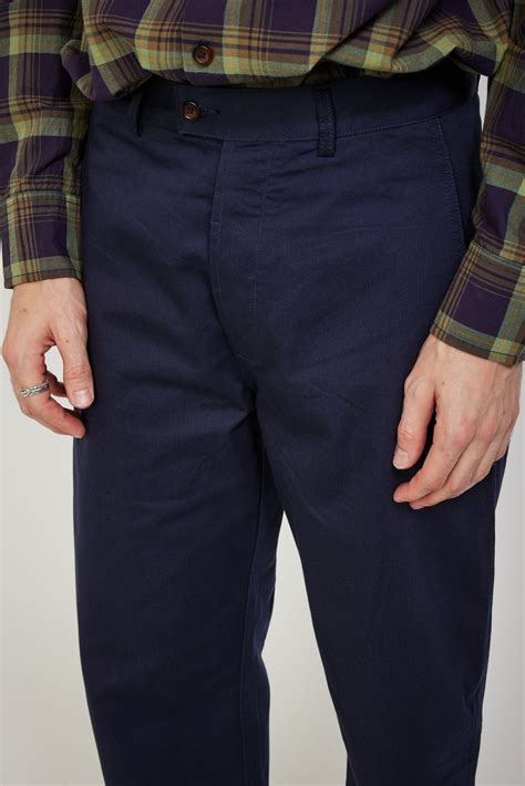 Universal Works Curved Pant Navy Maplestore