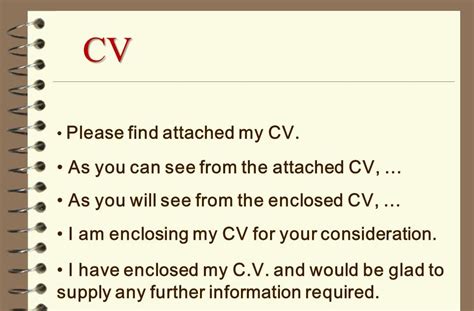 What do you say in the letter to explain that your curriculum vitae is attached? Attached Is My Curriculum Vitae - How To Say The Following ...