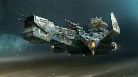 Sci Fi Spaceship Hd Wallpaper