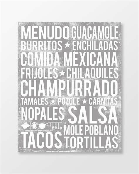 Mexican Wall Art Mexican Art Print Mexican Kitchen Decor Etsy
