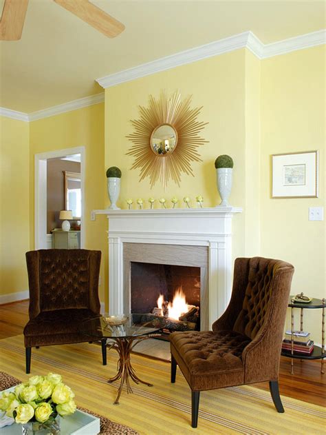 Yellow Living Room Design Ideas