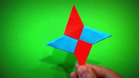Origami Ninja Star How To Make A Paper Ninja Star That Flies Diy