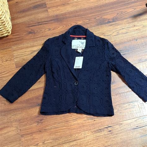 Tabitha Jackets And Coats Tabitha Navy Lace Jacket Poshmark