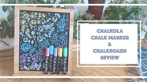 Chalkola Unboxingreviewdemo Playing With Chalk Markers Youtube