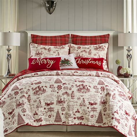 Levtex Home Yuletide Quilt Set King Quilt 106x92in Two King