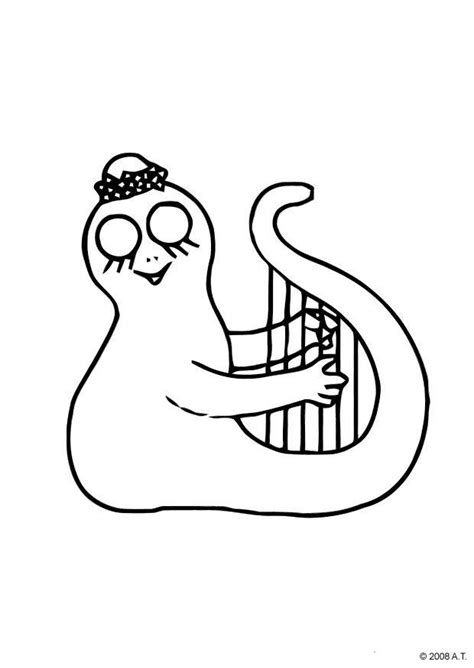 Coloring Page harp - free printable coloring pages - Img 10579