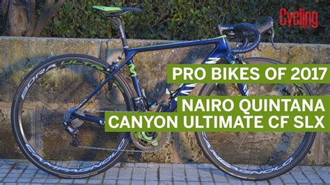 We found the bike to be stable and composed at all speeds with the tiniest of inputs keeping it in check out our canyon ultimate cf slx 9.0 review here. Nairo Quintana's Canyon Ultimate CF SLX | Pro Bikes of ...