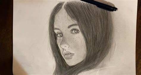 Tried To Do A Realistic Portrait For The First Time Drawing