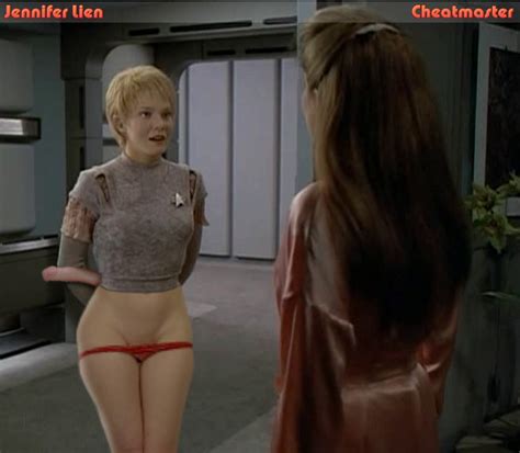 Post 190483 Cheatmaster Fakes Jennifer Lien Kate Mulgrew Kathryn Janeway Kes Star Trek Star