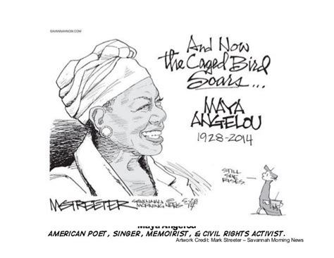 Maya Angelou Coloring Pictures Printable