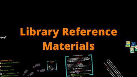 Types Of Reference Materials By Rebecca Batz