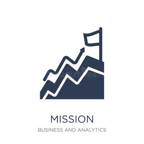 Mission Icon Trendy Flat Vector Mission Icon On White Background From