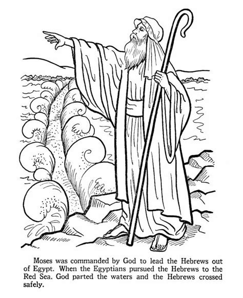 Sunday school coloring pages sunday school coloring sheets themewsbeautyclinic. MOSES and God's parting of the Red Sea to lead the Hebrews ...