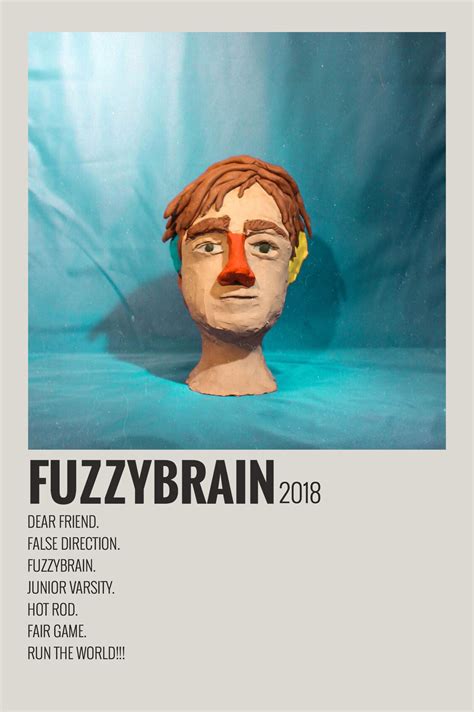 Alternative Minimalist Music Album Polaroid Poster Fuzzybrain In Minimalist Music