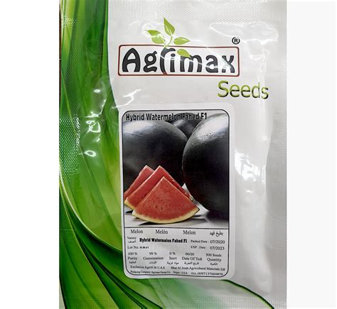 Watermelon Fruit Seeds Fahed F1 Hybrid By Agrimax Buy Online In Uae