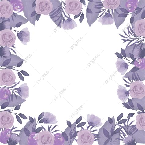 Purple Flower Wedding Hd Transparent The Wedding Frame Of Purple